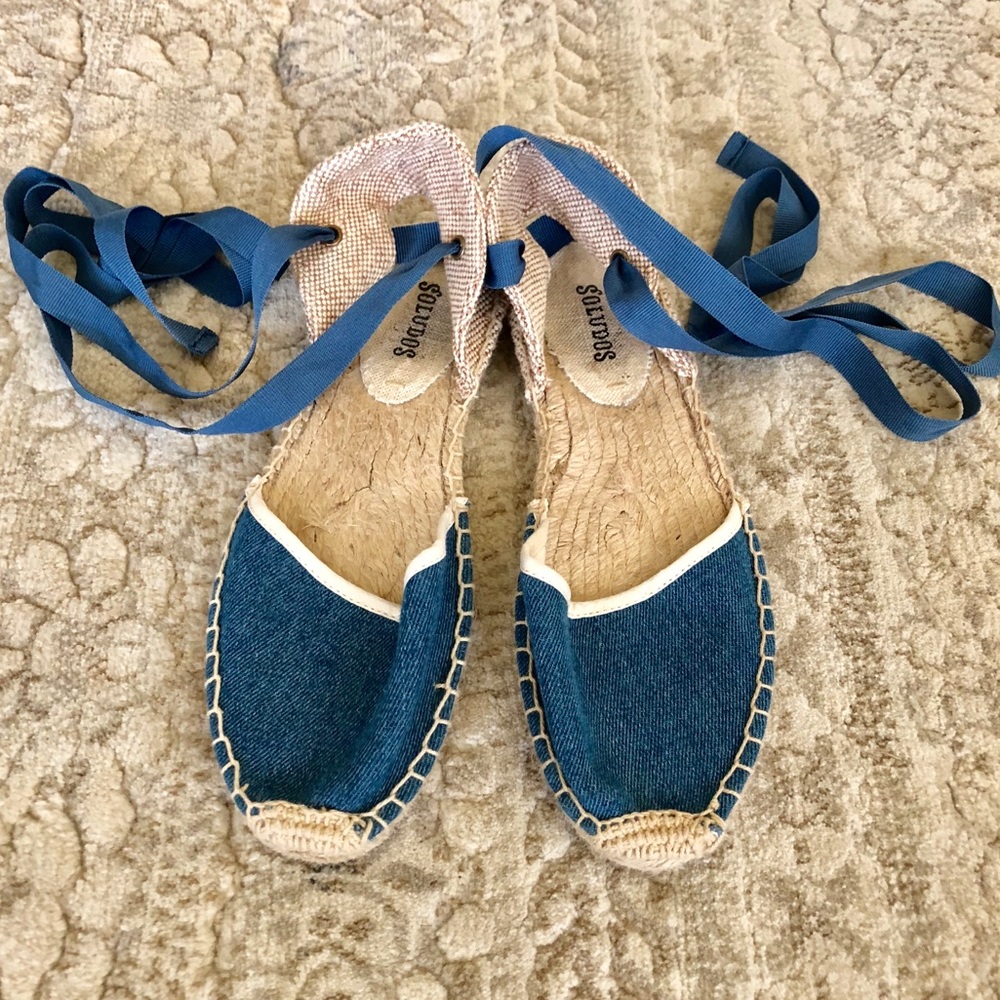 Soludos Espadrille Lace Up Flats